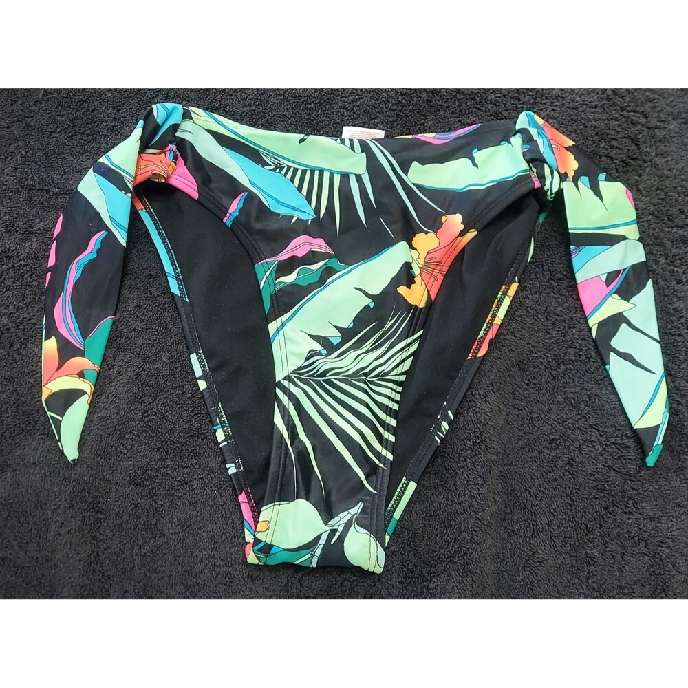 Size XS Floral Bikini Bottom High Leg High Waist Swimwear Xhilaration